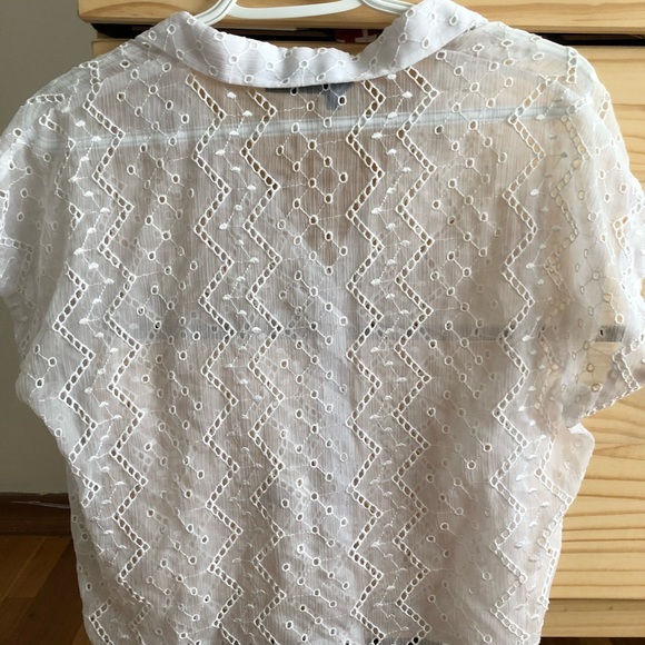 White Kooples short sleeve shirt - Picture 5 of 5